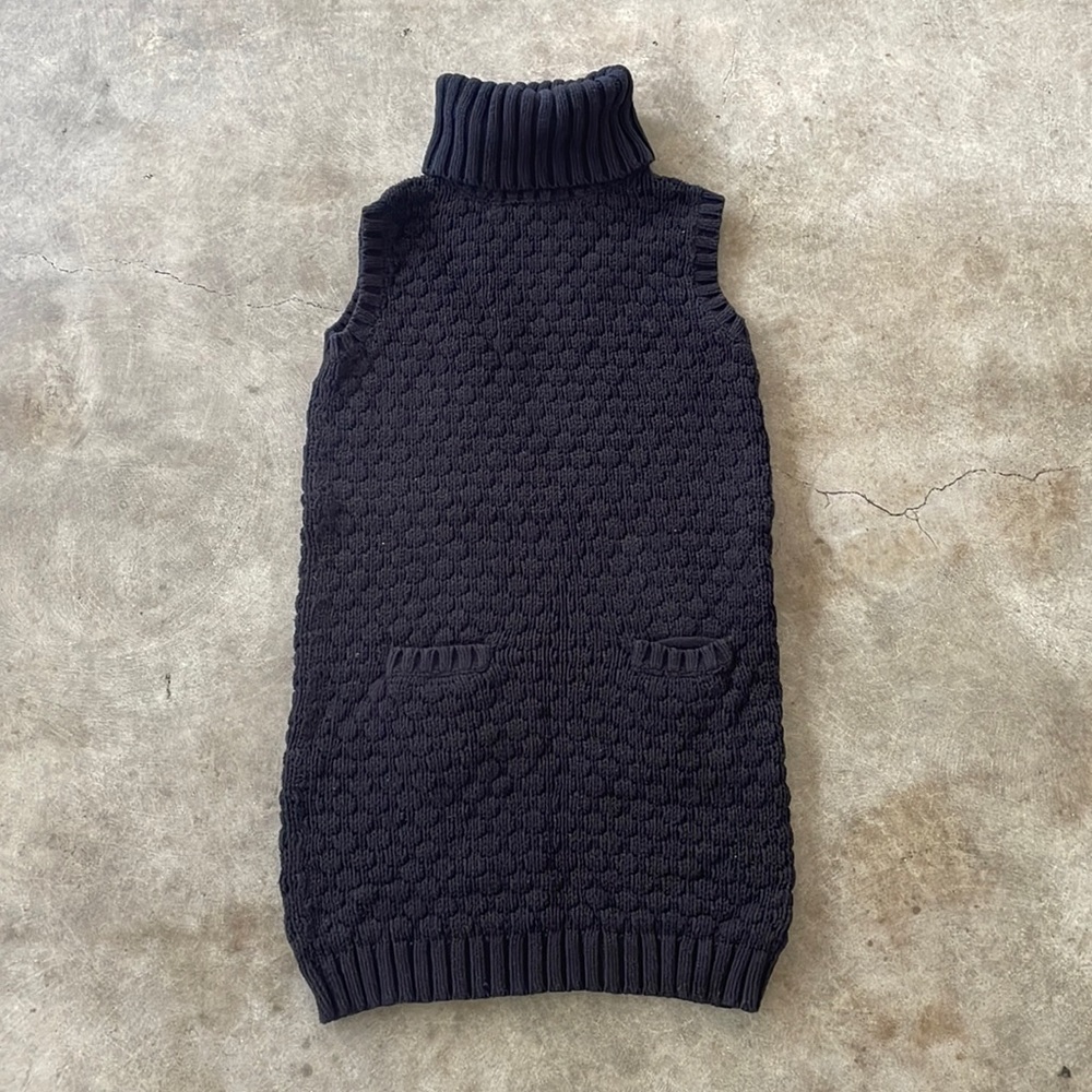 Joe fresh long sleeveless turtleneck sweater